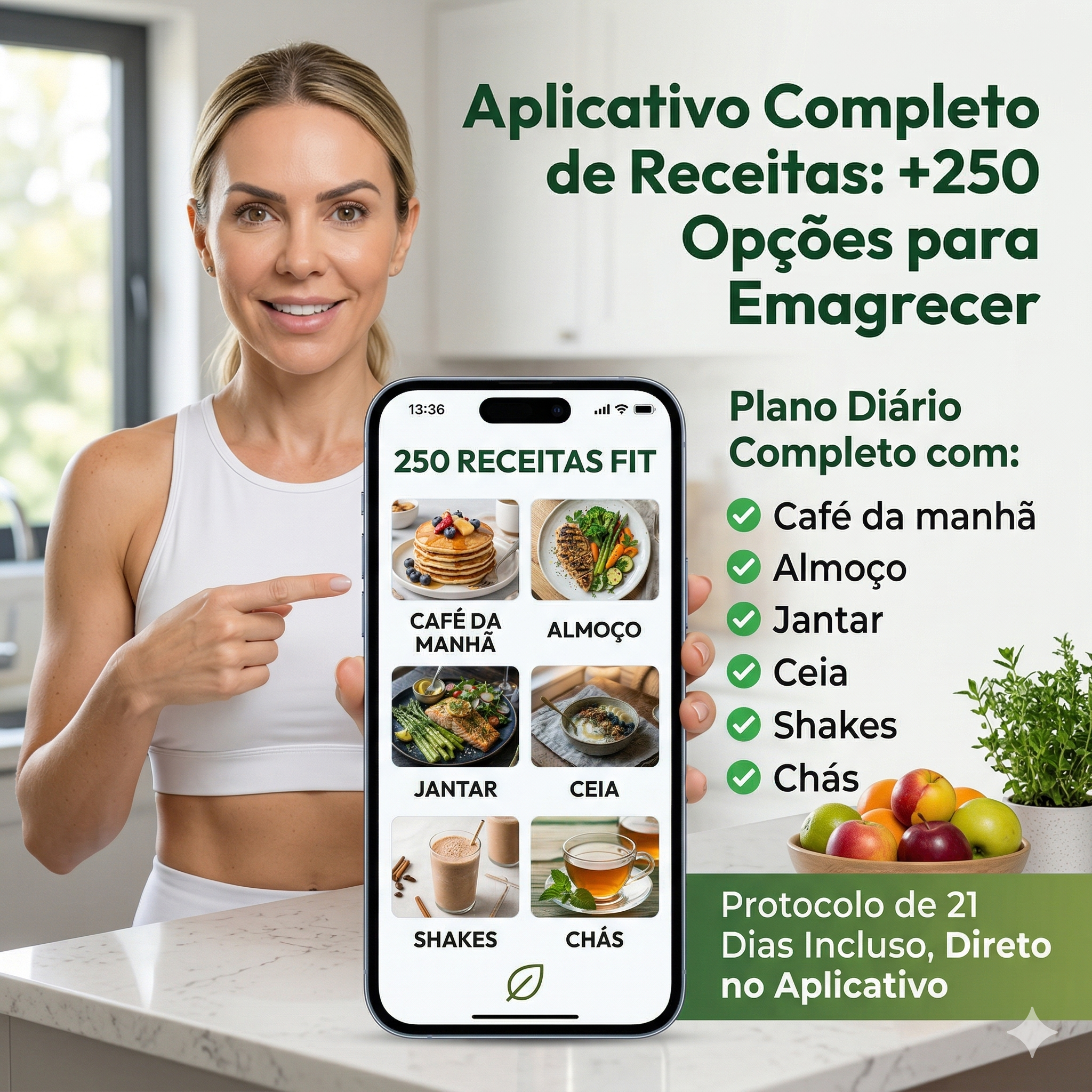 Aplicativo Receitas 21 Dias